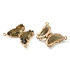 Brass Pave Faceted Glass Connector Charms FIND-Z020-03D-2