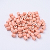 Spray Painted Alloy Beads PALLOY-G268-N02-008-2
