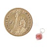 Natural Colorful Tourmaline Dice Charms PALLOY-JF04580-03-2