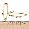 Ion Plating(IP) 304 Stainless Steel Safety Pins Brooch Findings STAS-K252-05A-G-3
