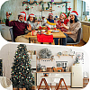 4Pcs Pom Pom Ball with Polyester Cord Hanging Banners AJEW-CP0009-76C-5