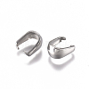 Tarnish Resistant 304 Stainless Steel Snap on Bails STAS-L234-158P-2