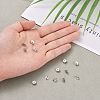 Anti-Tarnish Rhodium Plated Sterling Silver Ear Nuts X-STER-E041-11B-5