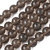 Natural Ice Obsidian Beads Strands G-P590-A01-8mm-01-2