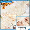 Polyester Pleated Ribbon OCOR-WH0088-13A-3