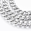 Men Curb Chain Necklace X-NJEW-F027-46-2