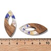 Resin and Walnut Pendants FIND-R051-12-4
