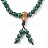 3-Loop Wrap Style Buddhist Jewelry BJEW-S140-15D-3