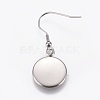 Stainless Steel Dangle Earrings EJEW-WH0001-A02-2