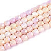 Anti-Tarnish Electroplate Glass Beads Strands GLAA-N057-6mm-07-1