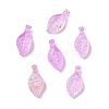 Transparent Acrylic and Gold Foil Pendants AC-CBAF9C1-04A-08-2