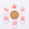 Transparent Acrylic Beads TACR-S154-10A-52-3