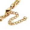 304 Stainless Steel Multi-Strand Chain Bracelets BJEW-G711-03B-G-3