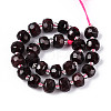 Natural Garnet Beads Strands G-N327-08A-03-3