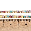 925 Sterling Silver Colorful Cubic Zirconia Chains STER-C016-02B-G01-3