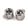 304 Stainless Steel Crimp Beads X-STAS-A151-04P-3
