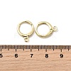 Brass Huggie Hoop Earring Findings KK-L179-04G-A-3