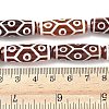 Rice Shape Tibetan Style dZi Beads Strands G-A269-A15-01-5