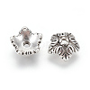 Tibetan Style Bead Caps TIBEB-A24621-AS-FF-2