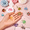 1000Pcs 10 Colors Handmade Lampwork Beads LAMP-TA0001-29-5