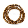 Electroplated Non-magnetic Hematite Beads Strands G-P571-B01-01D-2