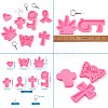 DIY Silicone Keychain Making Molds DIY-TA0008-56-8