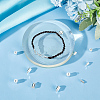 32Pcs 4 Style Brass Cord Ends KK-BBC0010-91S-4