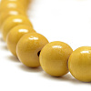 Synthetic Ocean White Jade Beads Strands G-S254-8mm-B04-4