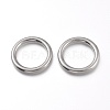 Tarnish Resistant 304 Stainless Steel Linking Rings STAS-H120-10P-B-1