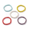 Bling Glass Beaded Stretch Bracelet for Women BJEW-JB07660-4