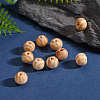 Unfinished Wood Beads X-WOOD-Q027-8mm-01-LF-4