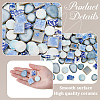 500G 4 Styles Handmade Porcelain Cabochons PORC-SP0001-25-5