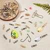 270Pcs 8 Style Brass Fishing Rolling Bearing Connector FIND-FH0002-80-4
