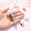 10Pcs 5 Styles Transparent Handmade Blown Glass Globe Beads GLAA-YW0005-75-5