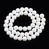 Electroplate Opaque Glass Beads Strands X-GLAA-T032-P10mm-AB02-3