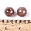 Electroplate Round Glass Beads Strands EGLA-T029-07C-3