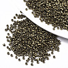 Electroplate Glass Seed Beads X-SEED-S042-01A-03-1