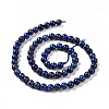 Natural Lapis Lazuli Bead Strands G-G953-03-6mm-3