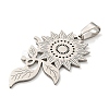 Non-Tarnish 304 Stainless Steel Pendants STAS-H184-15P-2