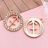 Zinc Alloy Crystal Rhinestone Pendants WGC2D94-09-1