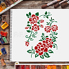 Large Plastic Reusable Drawing Painting Stencils Templates DIY-WH0202-064-6