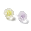 Frosted Transparent Acrylic Beads OACR-A032-32-2