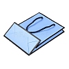 Rectangle Paper Bags with Twisted Rope Handles CARB-L011-01A-03-3