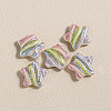 15Pcs Printed Resin Beads RESI-CJC0006-036I-1