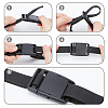 20Pcs Plastic Quick Contoured Side Release Buckle KY-NB0001-45-5