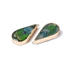 Epoxy Resin Pendants KK-Q082-01KCG-04-2