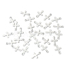 304 Stainless Steel Tiny Cross Charms STAS-H149-01P-3