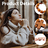 30Pcs Wooden Stretch Finger Rings RJEW-DC0001-22-4