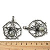 Natural & Synthetic Mixed Gemstone Pendants G-P547-05AS-4