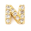 Rack Plating Brass Micro Pave Cubic Zirconia Cabochons KK-F874-04G-N-1
